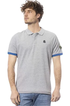 Invicta Tops, Heren, Grijs, L, Polo shirt met korte mouwen en logo