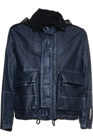 C.P. Company Jassen, Heren, Blauw, L, Rafia Mille Jas Oceana Ss 25