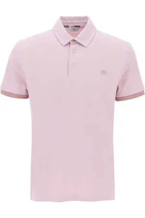 Etro Tops, Heren, Roze, L, Klassieke Polo Shirt