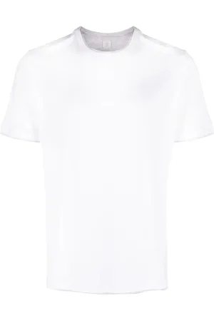 ELEVENTY Tops, Heren, Wit, M, Katoen, Witte Katoenen T-shirt en Polo