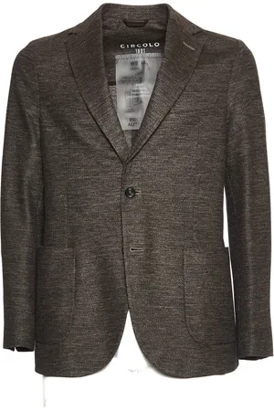 Circolo Jassen, Heren, Bruin, L, Katoen, Elegante Marrone Jas