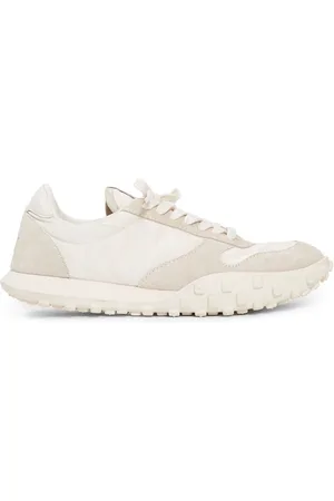 Jil Sander Schoenen, Dames, Wit, 36 EU, Leer, Vapourleather Low Top Sneaker Rubberen Zool