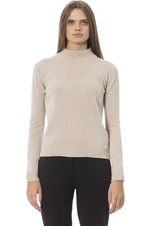 BALDININI Truien, Dames, , S, Linnen, Elegant Cashmere Turtleneck Sweater
