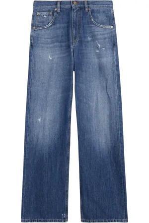 Aspesi Jeans, Dames, Blauw, W25, Katoen, Witte katoenen vijf-pocket jeans