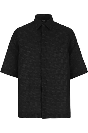 Fendi Overhemden, Heren, Zwart, XS, Stijlvolle Overhemden Collectie