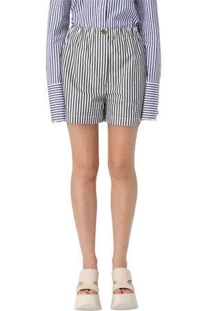 Sportmax Korte broeken, Dames, Zwart, 2Xs, Muscari Korte Stijlvolle Modieuze Damesjurk