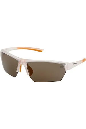 Timberland Accessoires, unisex, Veelkleurig, ONE Size, Rechthoekige Gepolariseerde Zonnebril Groene Lens