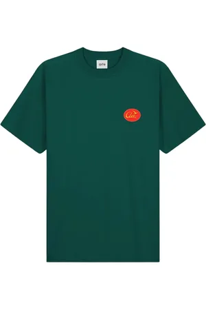 Arte Antwerp Tops, Heren, Groen, S, Katoen, Vogel Logo T-shirt