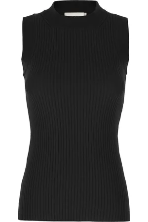 Sportmax Tops, Dames, Zwart, XS, Katoen, Stijlvolle TOP voor mode-liefhebbers