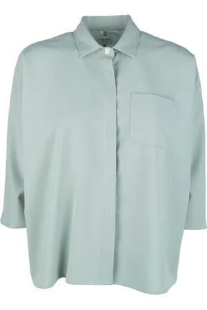 CRUNA Blouses & Shirts, Dames, Groen, 2Xl, Stijlvolle Overhemden voor Mannen en Vrouwen