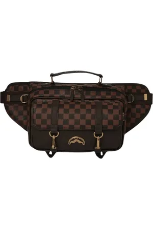 Sprayground Tassen, Heren, Bruin, ONE Size, Tactische Pixel Reliëf Cargo Tas