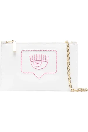Chiara Ferragni Tassen, Dames, Wit, ONE Size, Cross Body Bags