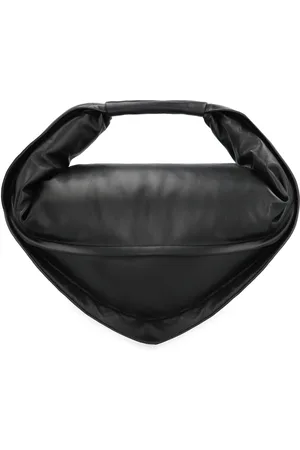 Federico Cina Tassen, Dames, Zwart, ONE Size, Leer, Lamsleren Top Handvat Tas