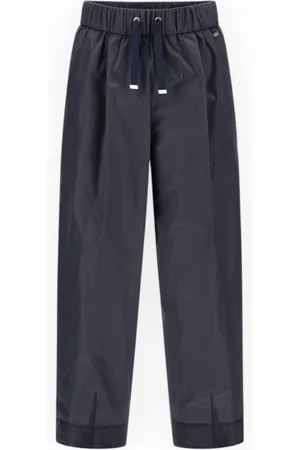 HERNO Broeken, Dames, Blauw, S, Stijlvolle Broeken