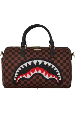 Sprayground Tassen, unisex, Bruin, ONE Size, Shark in Paris 2.0 Bruine Duffel Bag