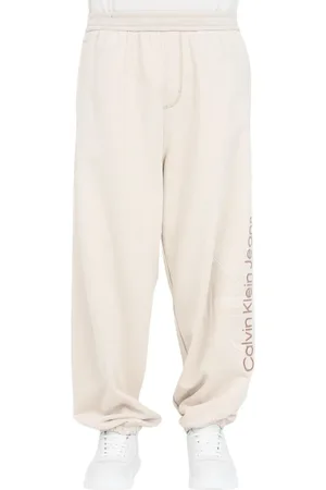 Calvin Klein Broeken, Heren, Wit, L, Katoen, Broek