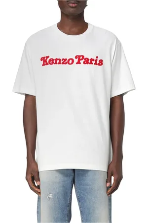 Kenzo Tops, Heren, Wit, S, Stijlvolle Over T-shirt van Verdi