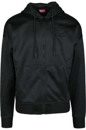 Diesel Sweatshirts & Hoodies, Heren, Zwart, M, Katoen, Sweatshirt