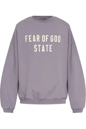 FEAR OF GOD Sweatshirts & Hoodies, Heren, Paars, S, Katoen, Sweatshirts & Hoodies