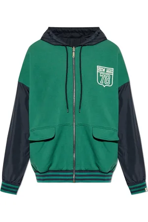 Golden Goose Sweatshirts & Hoodies, Heren, Groen, L, Katoen, Sweatshirts & Hoodies