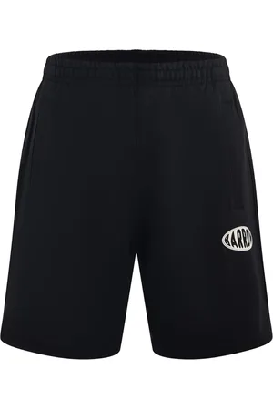 BARROW Korte broeken, Heren, Zwart, XS, Katoen, Zwarte katoenen Bermuda shorts