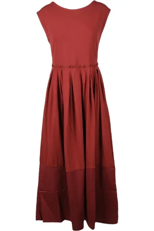 ALPHA STUDIO Kleedjes, Dames, Rood, M, Katoen, Katoen Elastaan Jurk