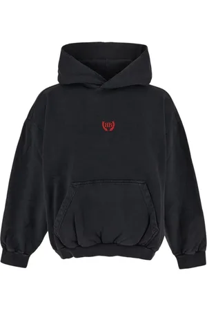 Balenciaga Sweatshirts & Hoodies, Heren, Zwart, M, Logo Sweatshirt