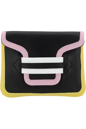 Pierre Hardy Tassen, Dames, Veelkleurig, ONE Size, Leer, Elegante Leren Clutch met Verstelbare Band