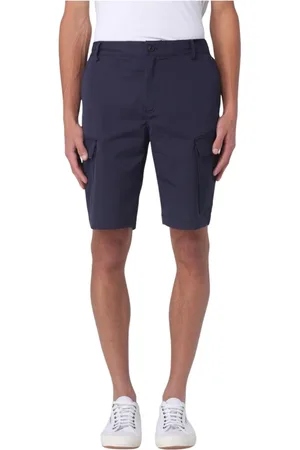 save the duck Korte broeken, Heren, Blauw, S, Blauwe Shorts voor Mannen
