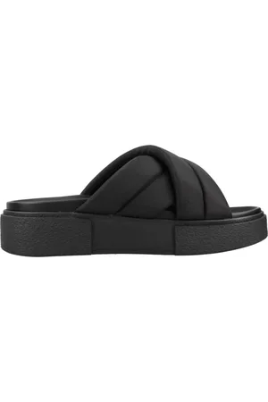Tommy Hilfiger Schoenen, Dames, Zwart, 40 EU, Flatform Sandal Slippers
