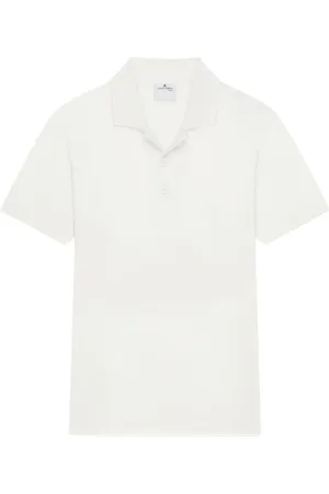 Courrèges Tops, Heren, , 2Xl, Polo Shirt met Logo Appliqué