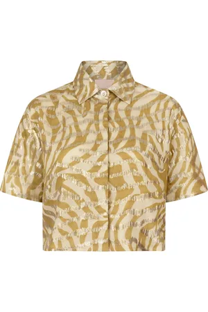 Josh V Blouses & Shirts, Dames, Geel, M, Ziya Gouden Tops