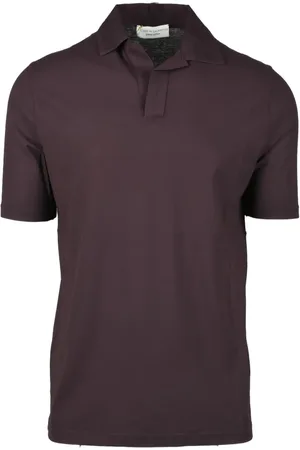 FILIPPO DE LAURENTIIS Tops, Heren, Bruin, L, Katoen, Polo