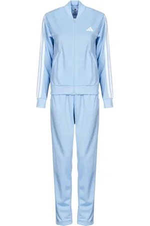 adidas Sport, Dames, Blauw, S, Blauwe 3-Stripes Sportieve Jumpsuit