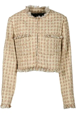 Twin-Set Jassen, Dames, Geel, XL, Polyester, Attitude Jas Polyester Zwart