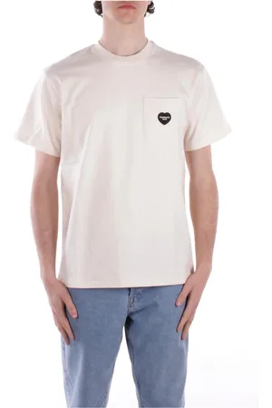 Carhartt Tops, Heren, , L, Katoen, Logo Voor- en Achterzak T-shirt