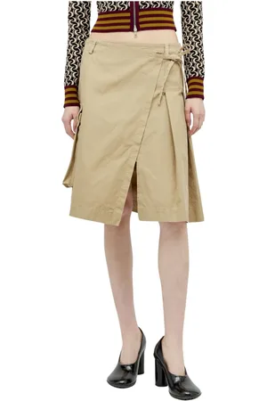DRIES VAN NOTEN Rokken, Dames, , S, Katoen, Wikkelrok Midi Rok