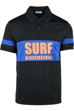 Bikkembergs Tops, Heren, Zwart, M, Polyester, Polo
