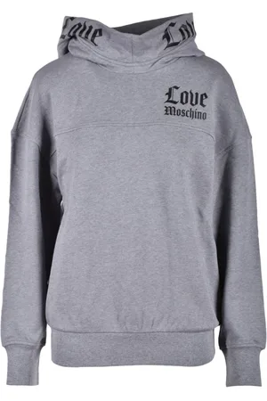 Moschino Sweatshirts & Hoodies, Dames, Grijs, M, Katoen, Top