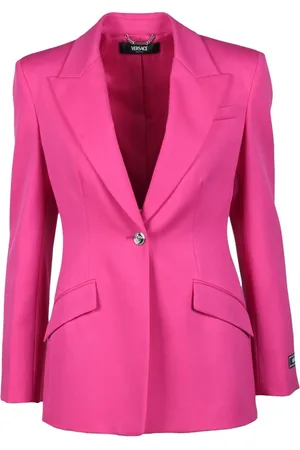 VERSACE Jassen, Dames, Roze, S, Katoen, Jas