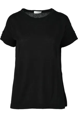 BALLANTYNE Tops, Dames, Zwart, L, Linnen, Maglia
