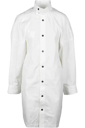 Bottega Veneta Kleedjes, Dames, Wit, 2Xs, Katoen, Damesjurk