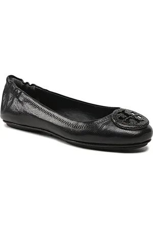 Tory Burch Schoenen, Dames, Zwart, 36 EU, Leer, Elegante ballerina`s