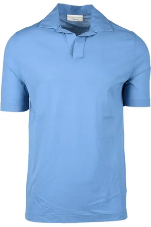 FILIPPO DE LAURENTIIS Tops, Heren, Blauw, S, Katoen, Polo