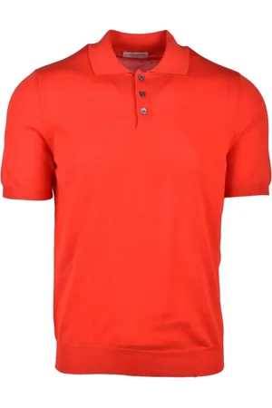 BALLANTYNE Tops, Heren, Rood, XL, Katoen, Polo