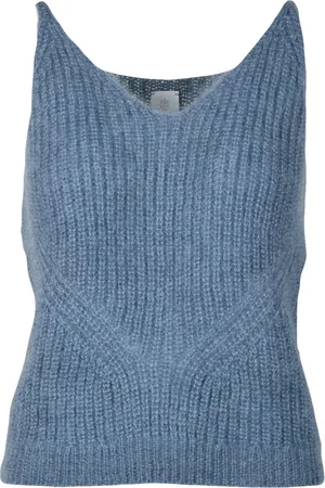 ELEVENTY Tops, Dames, Blauw, M, Top