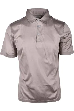 BALLANTYNE Tops, Heren, Grijs, L, Katoen, Polo