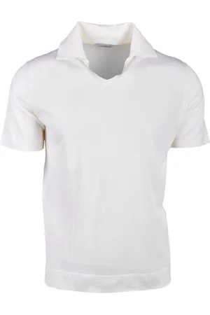 BALLANTYNE Tops, Heren, Wit, S, Katoen, Tshirt