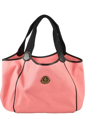Moncler Tassen, Dames, Roze, ONE Size, Katoen, Tas