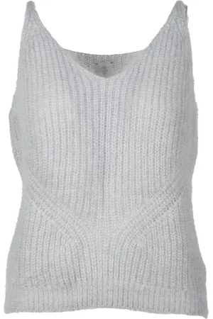 ELEVENTY Tops, Dames, Grijs, L, Top